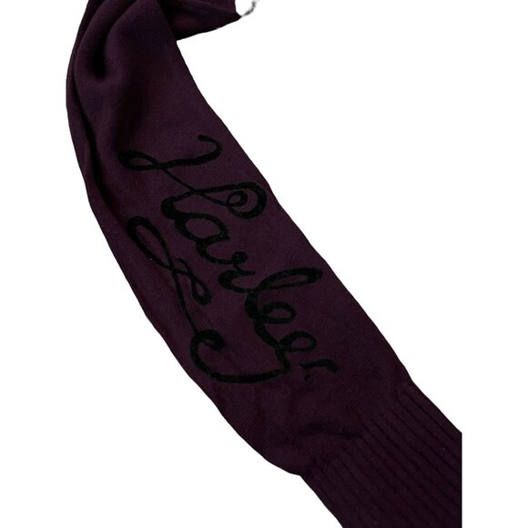 Harley Davidson Motorclothes Womens‎ Dark Purple Sweater Pure Viscose Size Large - Picture 4 of 10